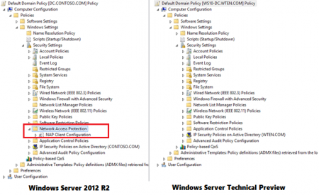 Работа с сетью в Windows Server Technical Preview