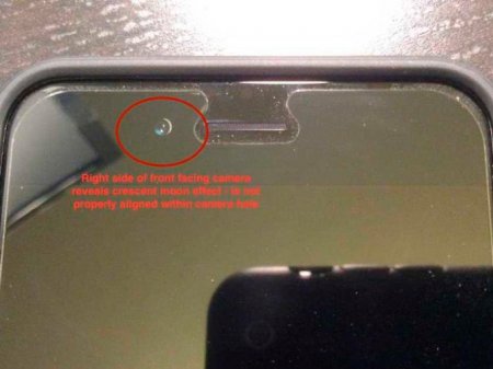 Владельцы некоторых iPhone 6 и iPhone 6 Plus обнаружили смещение фронтальной камеры