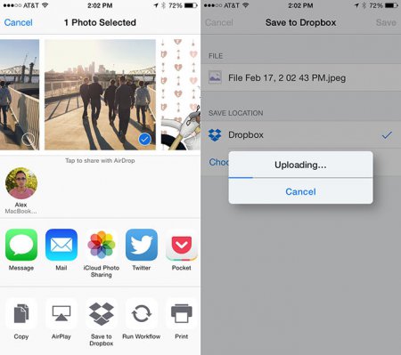 [App Store Update] Dropbox v3.7. Не прошло и полгода, как сервис окончательно подружился с iOS 8