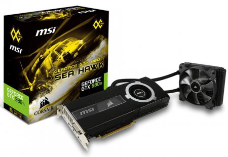 MSI и Corsair выпускают видеокарту GeForce GTX 980 Ti Sea Hawk