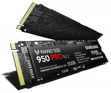 Samsung представляет 950 PRO M.2 PCIe SSD с технологией V-NAND