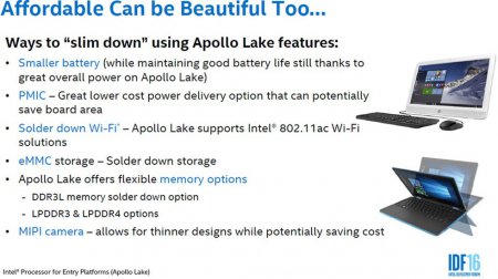 Представлена платформа Intel Apollo Lake Goldmont
