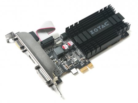 ZOTAC выпускает видеокарту GeForce 710 с шиной PCIe x1