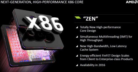 AMD сфокусируется на высокопроизводительных процессорах Zen