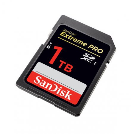 SanDisk анонсирует карту памяти объёмом 1 ТБ