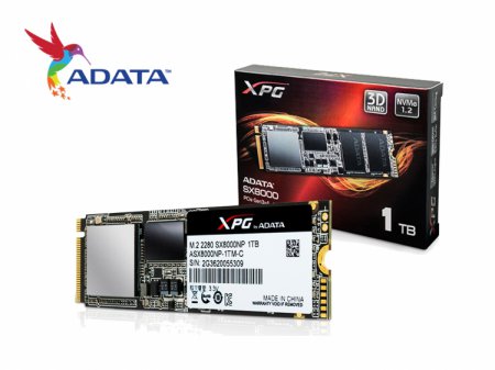 ADATA анонсирует геймерский SSD формата M.2