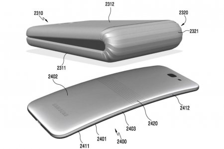Samsung патентует складной смартфон