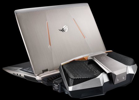 Asus представил ноутбук с водяным охлаждением GX800