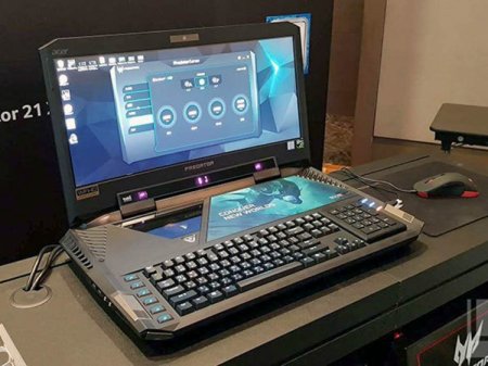 Acer выпускает 21” ноутбук