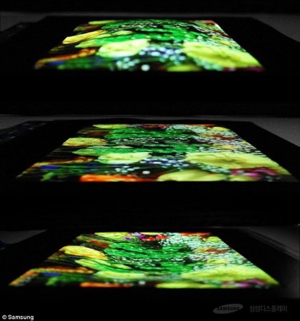 Samsung представила тянущийся OLED дисплей