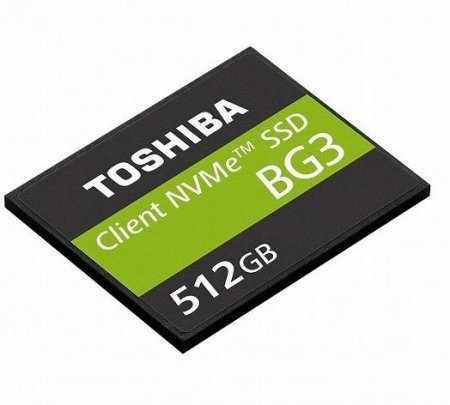 Toshiba представила одночиповый NVMe SSD