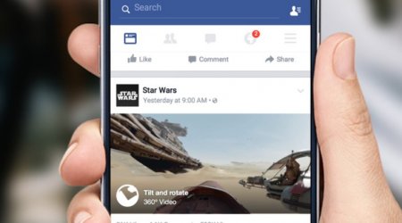 В Facebook появилась возможность делать "360-градусные снимки"