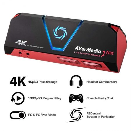 AVerMedia выпускает устройства захвата Live Gamer Portable 2 Plus