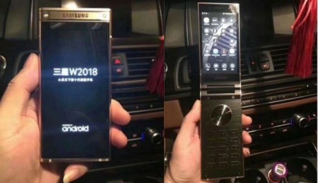В Сети появились первые «живые» снимки раскладушки Samsung SM-W2018
