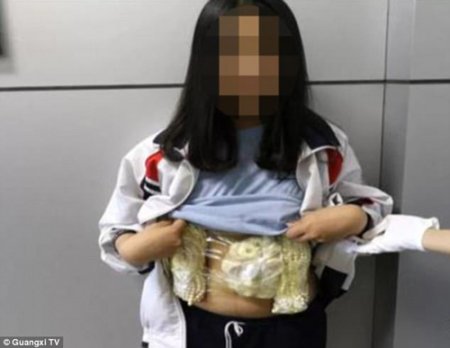 13-летняя девочка пыталась контрабандой перевезти украшения из слоновой кости