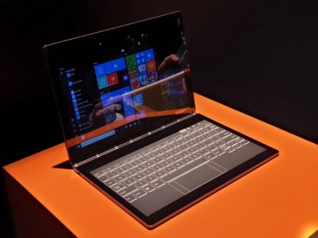 Перевертыш Lenovo Yoga Book C930 выйдет с экраном вместо клавиатуры