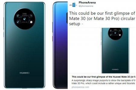 Убийца iPhone XI: инсайдеры показали дизайн Huawei Mate 30