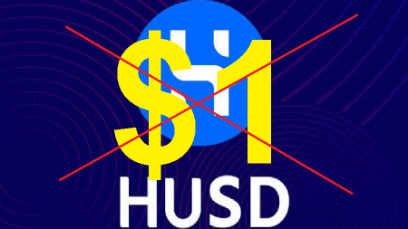 Стейблкоин HUSD потерял привязку к доллару США