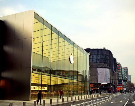 Новый китайский Apple Store мимикрирует под флагманский магазин в Сан-Франциско