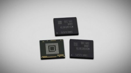 Samsung начала производство 256 ГБ встраиваемой памяти