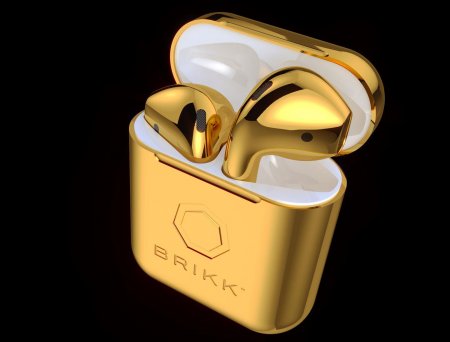Brikk представила золотые AirPods по запредельной цене